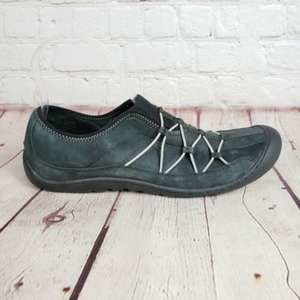 Clarks Springers Leather Slip On Comfort Shoes